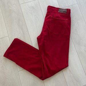 POLO RALPH LAUREN RED CORDUROY 36 mens